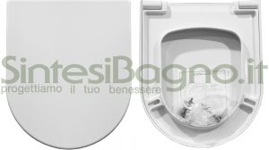 WC-Sitz/Toilettensitz CATALANO WC ZERO 54 Reihe. Thermoverformt.