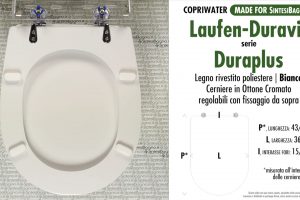 SCHEDA TECNICA MISURE copriwater LAUFEN/DURAVIT DURAPLUS