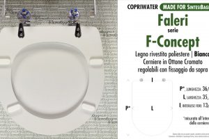 SCHEDA TECNICA MISURE copriwater FALERI F-CONCEPT