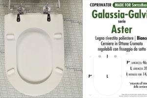 SCHEDA TECNICA MISURE copriwater GALASSIA-GALVIT ASTER