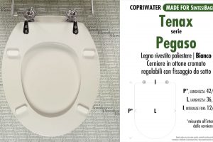 SCHEDA TECNICA MISURE copriwater SIMI-TENAX PEGASO